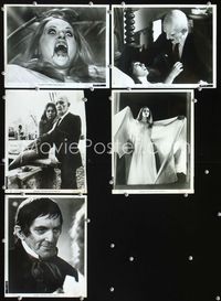 2q497 HOUSE OF DARK SHADOWS 5 8x10s '70 how vampires do it, a bizarre act of unnatural lust, cool!