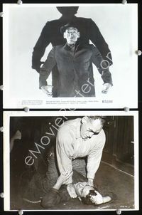 2q601 HOUSE OF HORRORS 2 8x10 movie stills R52 two great close up images of deformed Rondo Hatton!