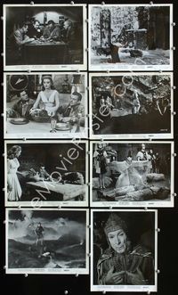 2q375 MOLE PEOPLE 9 8x10 movie stills '56 John Agar, Cynthia Patrick, Hugh Beaumont, cool images!