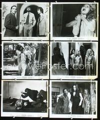 2q467 RETURN OF COUNT YORGA 6 8x10 movie stills '71 Robert Quarry, Mariette Hartley, AIP vampires!