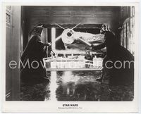 2q332 STAR WARS 8x10 still '77 best image of Obi-Wan Kenobi fighting Darth Vader with light sabers!
