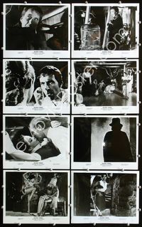 2q401 THEATRE OF DEATH 8 8x10 movie stills '67 Christopher Lee, Lelia Goldoni, Blood Fiend!
