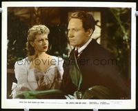 2q289 DR. JEKYLL & MR. HYDE color 8x10 still '41 great close up of sad Lana Turner & Spencer Tracy!