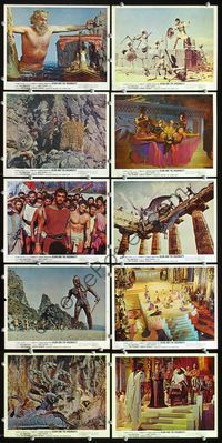 2q277 JASON & THE ARGONAUTS 10 color 8x10s '63 great special effects scenes by Ray Harryhausen!