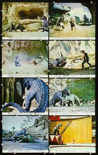 2q282 VALLEY OF GWANGI 8 color 8x10 stills '69 Ray Harryhausen, cool dinosaurs shown in all scenes!