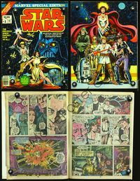 2q015 STAR WARS COMIC BOOK comic book '77 cool Marvel special edition comic adapation!