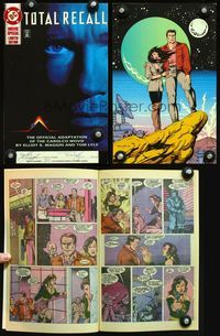 2q017 TOTAL RECALL signed comic book '90 by Elliot S. Maggin & Tom Lyle, #327/5000, cool art!