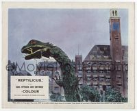2q272 REPTILICUS English FOH LC '62 really fake indestructible 50 million year-old giant lizard!
