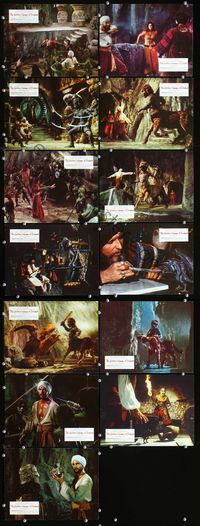 2q044 GOLDEN VOYAGE OF SINBAD 13 French LCs '73 Ray Harryhausen, wonderful special effects scenes!