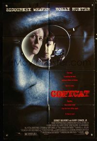 2r165 COPYCAT DS one-sheet movie poster '95 Sigourney Weaver, Holly Hunter, serial killer!