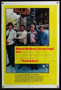 2r407 HOT ROCK one-sheet movie poster '72 Robert Redford, George Segal