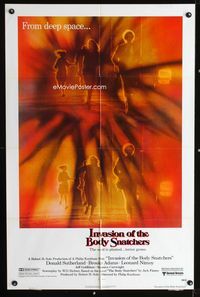 2r438 INVASION OF THE BODY SNATCHERS 1sh '78 Philip Kaufman classic remake of deep space invaders!