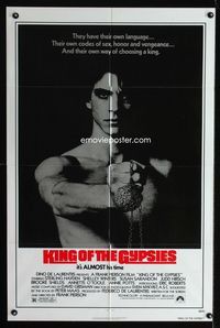 2r481 KING OF THE GYPSIES one-sheet poster '78 1st Eric Roberts, Sterling Hayden, Shelley Winters