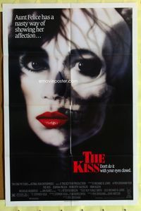 2r484 KISS one-sheet movie poster '88 Joana Pacula, Meredith Salenger, creepy skull image!