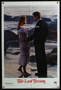 2r503 LAST TYCOON style B teaser 1sh '76 great image of Robert De Niro & Jeanne Moreau at the beach!