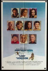 2r561 LOST HORIZON one-sheet movie poster '72 Ross Hunter, art of Shangri-la