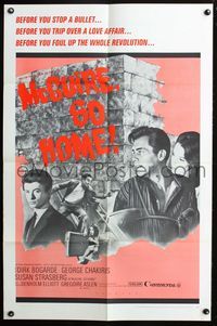 2r604 MCGUIRE GO HOME one-sheet movie poster '64 The High Bright Sun, Dirk Bogarde, Susan Strasberg