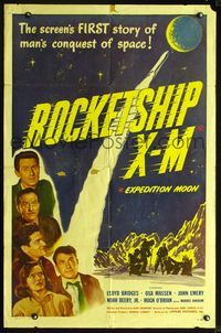 2r740 ROCKETSHIP X-M 1sh '50 Lloyd Bridges in the screen's FIRST story of man's conquest of space!