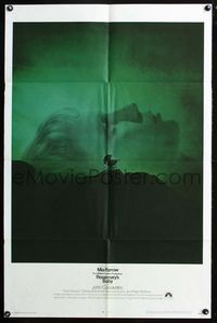 2r750 ROSEMARY'S BABY one-sheet movie poster '68 Roman Polanski, Mia Farrow, creepy horror image!