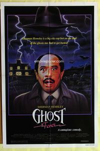 2s110 GHOST FEVER one-sheet movie poster '87 Sherman Hemsley, 'Smokin' Joe Frazier, wacky art!