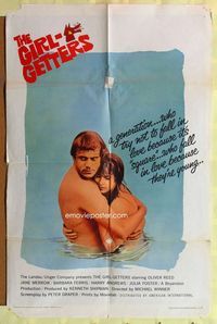2s118 GIRL-GETTERS one-sheet '65 Oliver Reed, it's an adult film for teenagers and vice versa!