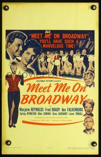 2t265 MEET ME ON BROADWAY WC '46 Marjorie Reynolds, a dream of a musical about love's young dream!