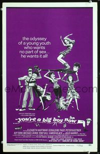2t499 YOU'RE A BIG BOY NOW WC '67 Francis Ford Coppola's odyssey of a young sex-crazed youth!