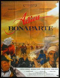 2u326 ADIEU BONAPARTE French 1p '85 cool art of Napoleon looming in sky over battlefield in Egypt!