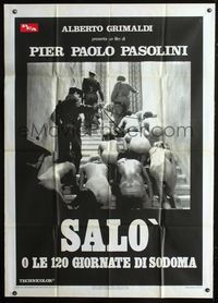 2u079 120 DAYS OF SODOM Italian 1panel '76 Pier Paolo Pasolini's Salo o le 120 Giornate di Sodoma!