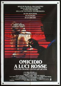 2u100 BODY DOUBLE Italian 1p '84 Brian De Palma, voyeur Craig Wasson watches sexy Melanie Griffith!
