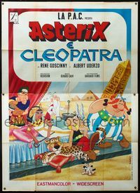2u004 ASTERIX & CLEOPATRA Italian 2p '69 art of famous French cartoon character in Egypt by Napoli!
