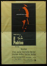 2u027 GODFATHER Italian 2p R70s different art of Marlon Brando, directed by Francis Ford Coppola!