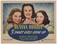 2v304 3 SMART GIRLS GROW UP TC '39 close portrait of Deanna Durbin, Nan Grey & Helen Parrish!