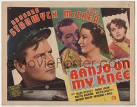 2v333 BANJO ON MY KNEE title card '36 sailor Joel McCrea in love with beautiful Barbara Stanwyck!
