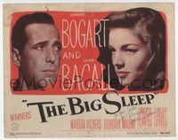2v349 BIG SLEEP signed TC '46 by sexy Lauren Bacall, who is with Humphrey Bogart, Raymond Chandler!