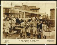 2v073 DERBY DAY lobby card '23 great image of jockey Joe Cobb being weighed in before the big race!