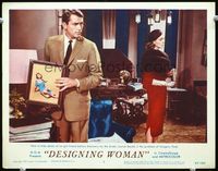2v076 DESIGNING WOMAN LC #5 '57 Gregory Peck hides photo of ex-girlfriend from Lauren Bacall!