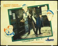 2v251 STEAMBOAT BILL JR LC '28 Buster Keaton trying to smuggle his dad an escape weapon in jail!