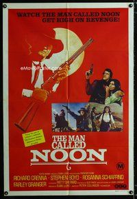 2w383 MAN CALLED NOON Aust one-sheet '73 Un Hombre Ilamado Noon, Louis L'Amour, Richard Crenna