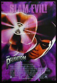 2w411 PHANTOM DS Australian movie one-sheet poster '96 masked hero Billy Zane, Catherine Zeta-Jones