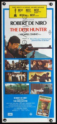 2w560 DEER HUNTER Australian daybill poster '78 Robert De Niro, Michael Cimino, Christopher Walken