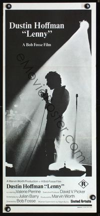 2w684 LENNY Australian daybill movie poster '74 Dustin Hoffman, Valerie Perrine, Bob Fosse