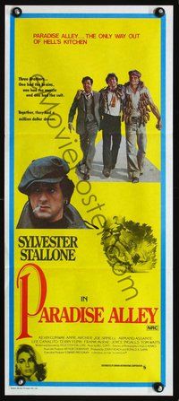 2w786 PARADISE ALLEY Australian daybill movie poster '78 Sylvester Stallone, wrestling!