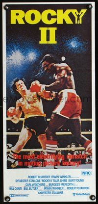 2w834 ROCKY II Australian daybill movie poster '79 Sylvester Stallone, Weathers