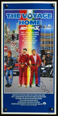 2w887 STAR TREK IV Australian daybill '86 modern day Leonard Nimoy & William Shatner by Gareth!