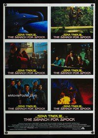 2w986 STAR TREK III Australian LC poster '84 The Search for Spock, William Shatner, DeForest Kelley