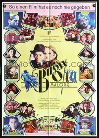 2w044 BUGSY MALONE German '76 Jodie Foster, Scott Baio, cool montage art of juvenile gangsters!