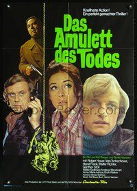 2w052 DAS AMULETT DES TODES German movie poster '75 Ralf Gregan & Gunter Vaessen, Rutger Hauer