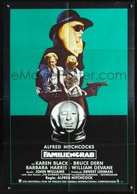 2w074 FAMILY PLOT crystal ball style German '76 from the mind of devious Hitchcock, Karen Black