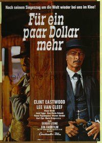2w077 FOR A FEW DOLLARS MORE German R72 Per Qualche Dollaro in Piu, Clint Eastwood, Sergio Leone